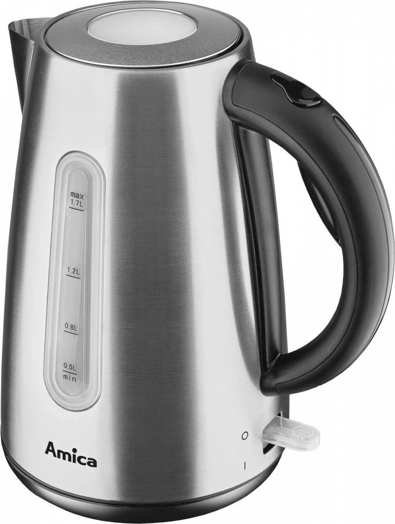 Çajnik elektrik, Amica KF4033, 1.7L 2200W, inox