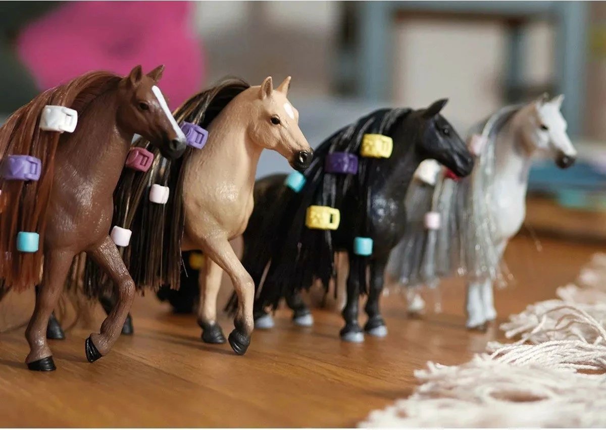 Figurinë kali Criollo Schleich HORSE CLUB Sofias Beauties, 16x7x12.5cm, me aksesorë, plastikë