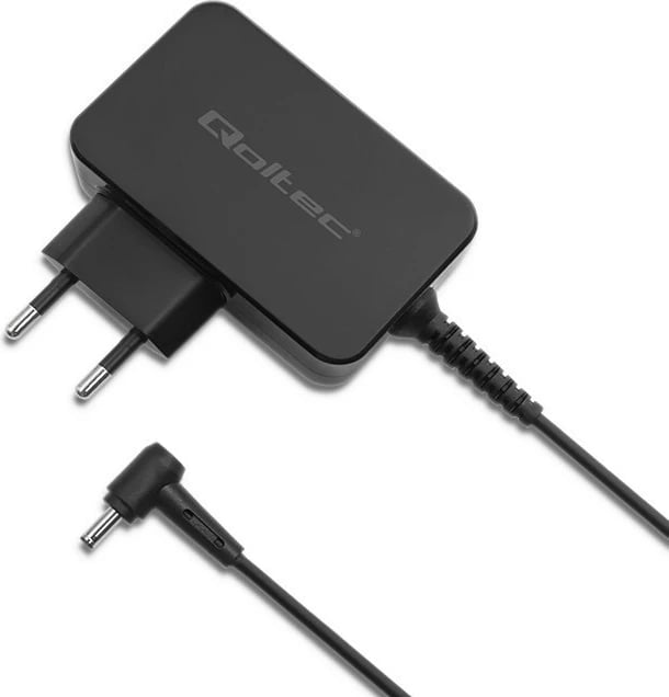 Karikues laptopi Qoltec 52391 për Asus, 45W, 19V, 2.37A, 4.0x1.35 mm, i zi