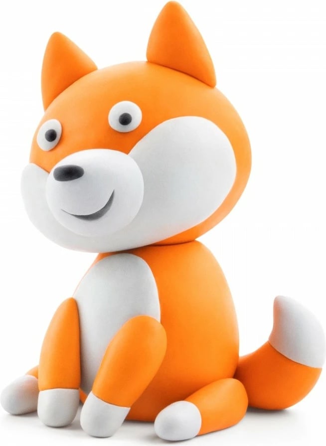 Set plastelinë, Tm Toys Hey Clay Dog Story HCL15024CEE, 15 kana, 11 ngjyra, me mjete dhe kod aplikacioni