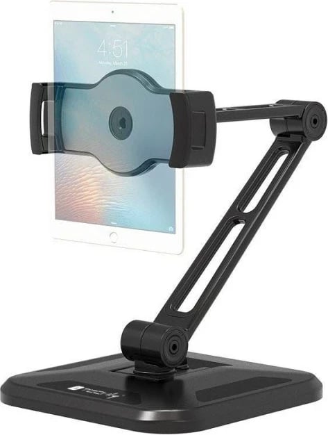 Mbajtës tabletë TECHly ICA-TBL 2801, për tavolinë/mur, i zi