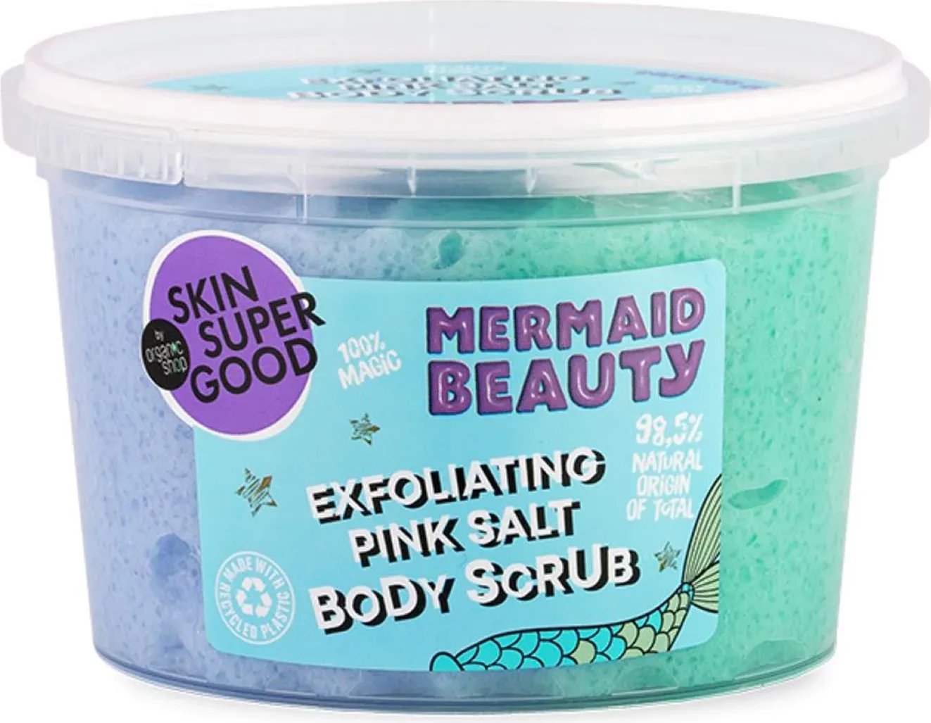 Skrab trupi Organic Shop Mermaid Beauty Pink Salt 250ml
