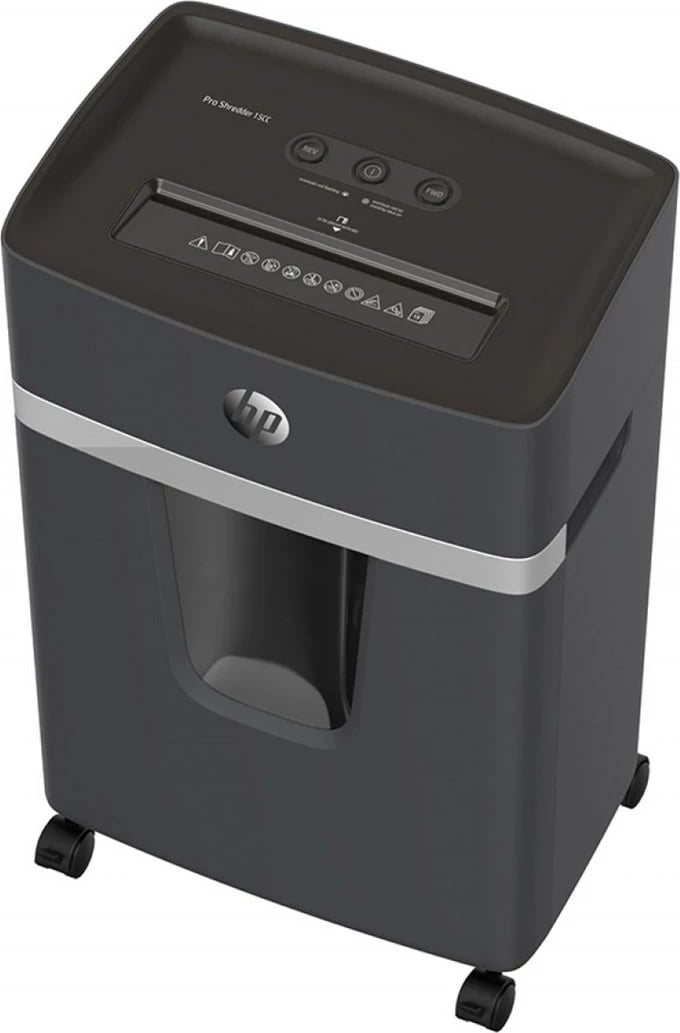 Grirës letre HP PRO SHREDDER 15CC, e zezë
