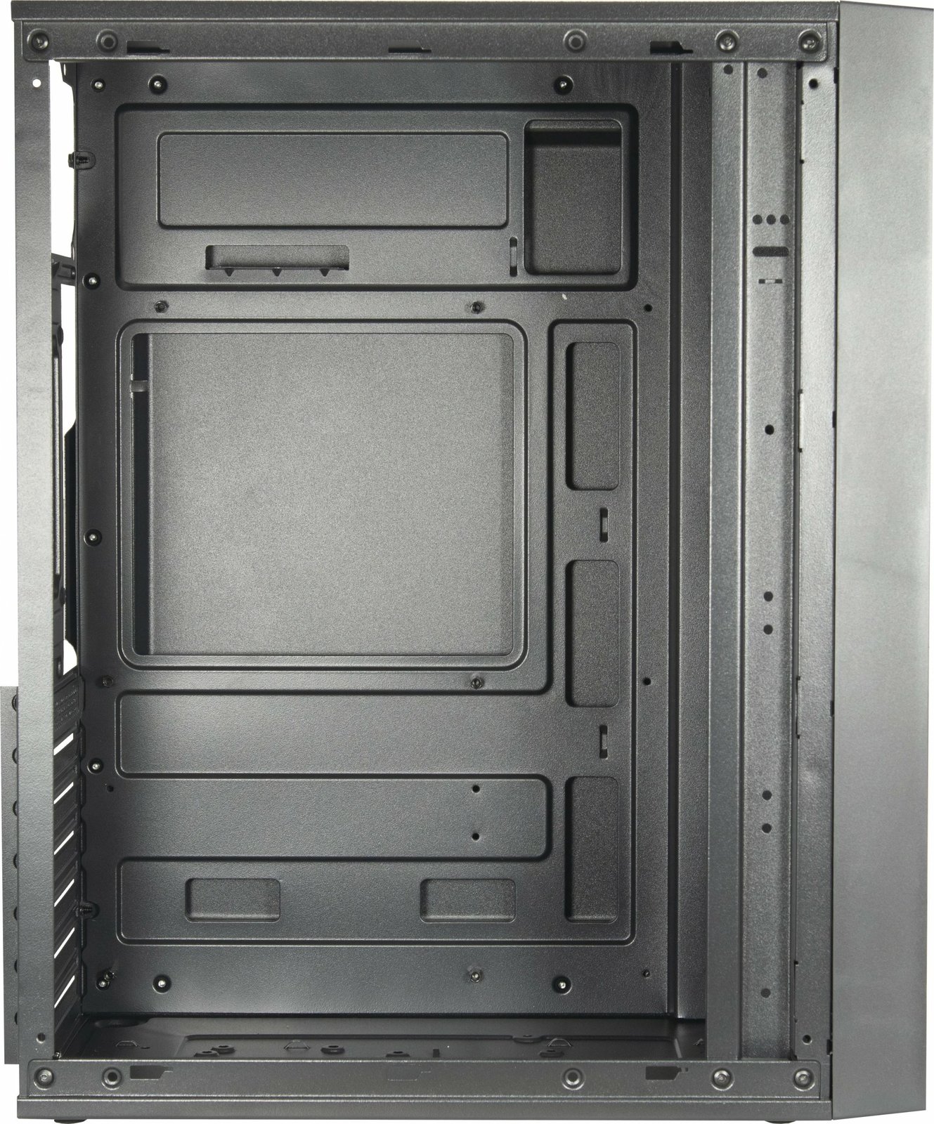 Kasë Inter-Tech A-301 Quad, Midi Tower, ATX/micro ATX/Mini-ITX, e zezë