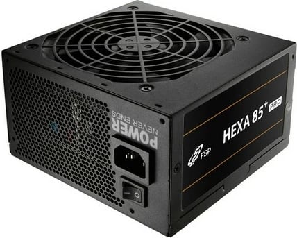 Furnizues energjie FSP HEXA 85+ PRO 650W, 650 W, 100 - 240 V, 50 - 60 Hz, 9 - 4 A, Aktiv, 100 W