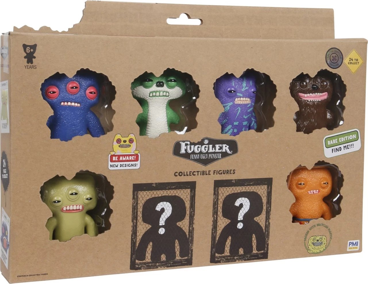 Set figurina koleksionuese Fuggler Limited Edition 1.5, P.M.I. Kids World, 8 copë, Deluxe Box Ver. C