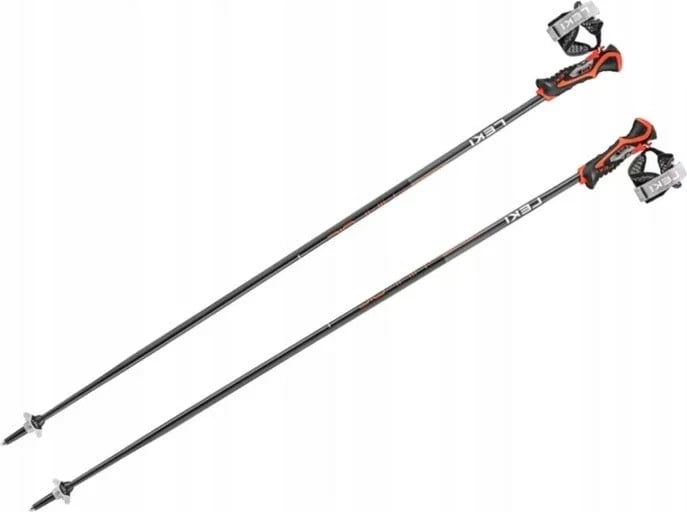 Shkopinj trekking LEKI 3D Airfoil, 125 cm, Zi/Kuq