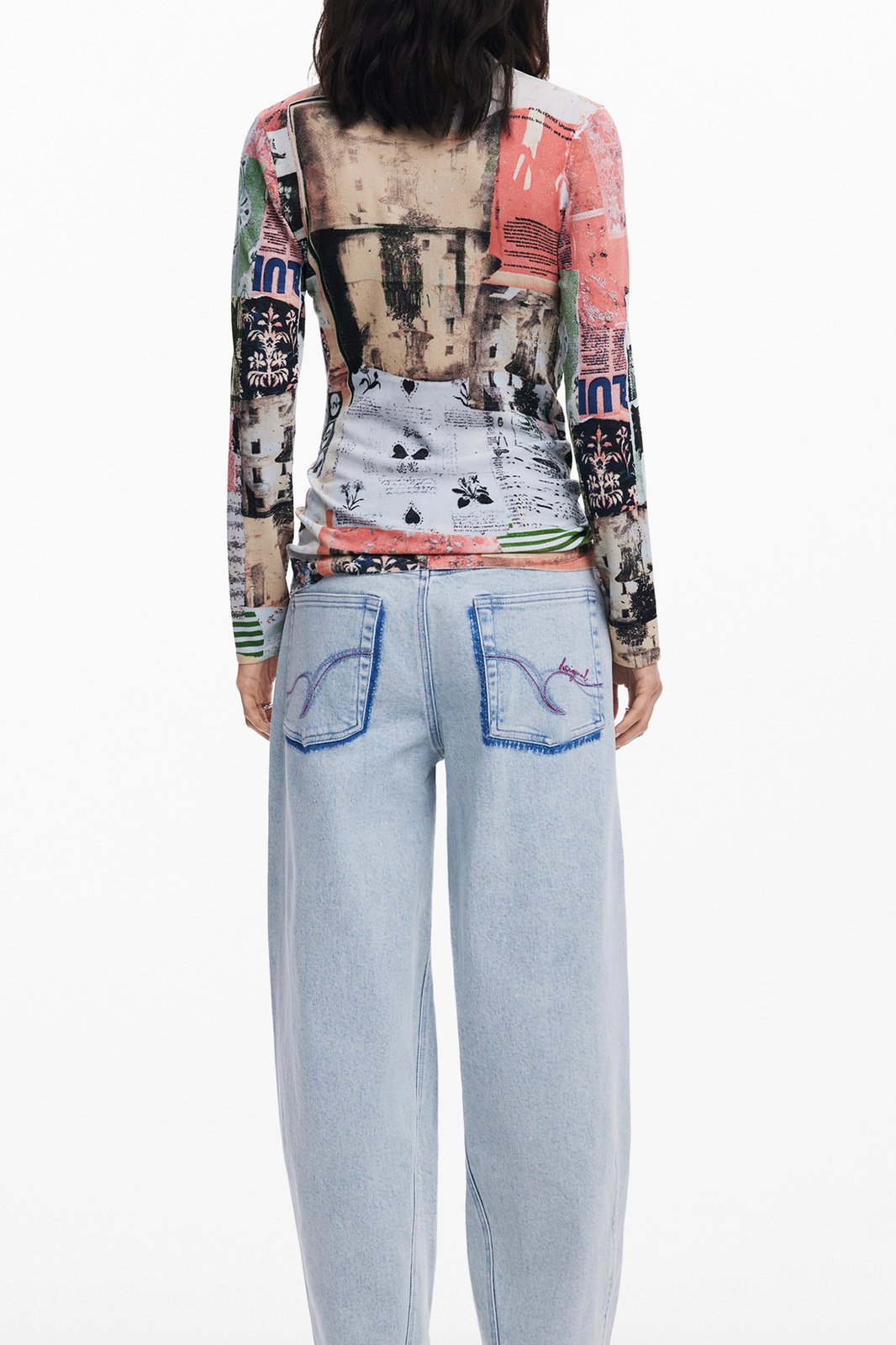 Xhemper femra DESIGUAL Montreal Jerseys, rozë