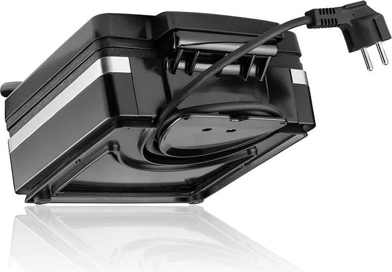 Aparat waffle, Lafe, GFB-003, 1400 W, pllaka qeramike jo-ngjitëse, i zi