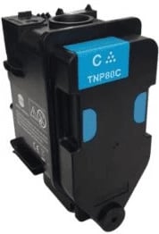 Toner, Konica Minolta, TNP80C (AAJW452), rendiment 9000 faqe, standard, cyan