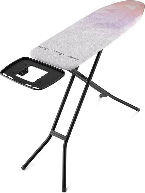 Tavolinë hekurosjeje Vileda Diamond Plus, 120x38 cm, me mbulesë titaniumi, e zezë