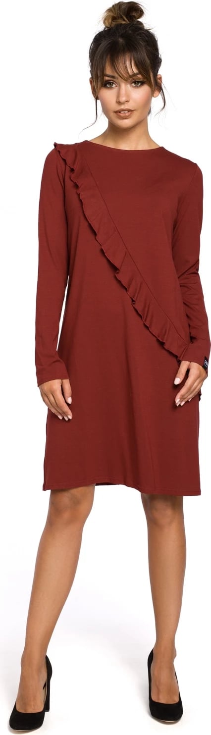 Fustan për femra BeWear 104212, i kuq