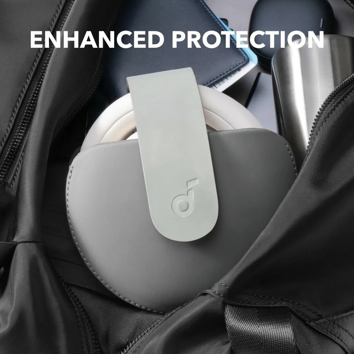 Mbështjellës për kufje Anker Space One Pro, Gri