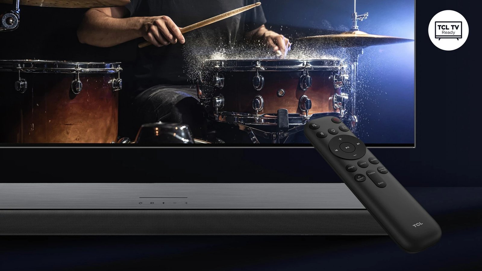 Soundbar TCL S S45H, 2.0 kanale, Dolby Atmos, DTS Virtual:X, Bluetooth, Titanium