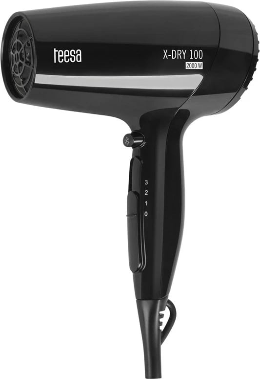 Tharëse flokësh teesa X-DRY 100, 2000W, e zezë