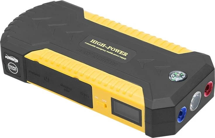 Power Bank Jump Starter BLOW JS-19, 16800 mAh, i zi/verdhë, me aksesorë