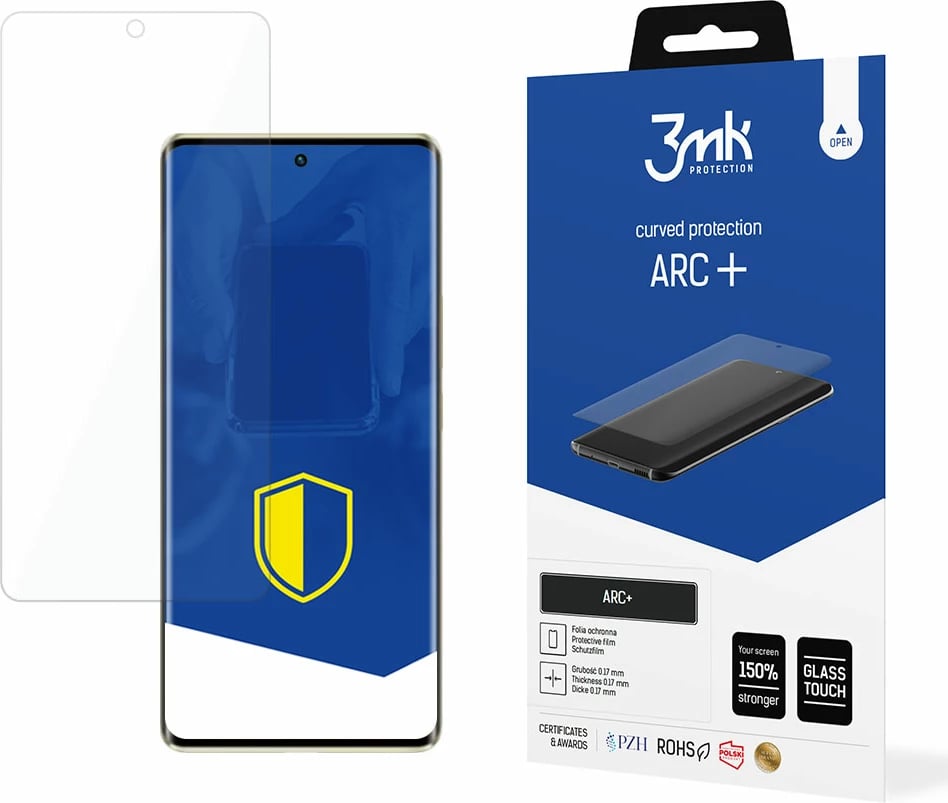Folje mbrojtëse 3mk ARC+ për Infinix Zero 30 5G, TPU, për ekrane të lakuara
