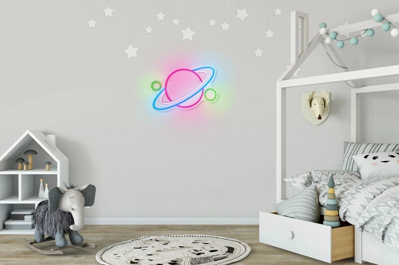Dritë LED ACTIS ACS-NEON PLANET, Multingjyrëshe