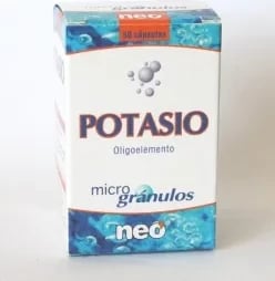 Suplement ushqimor NEO Microgranulos Potasio, 50 kapsula