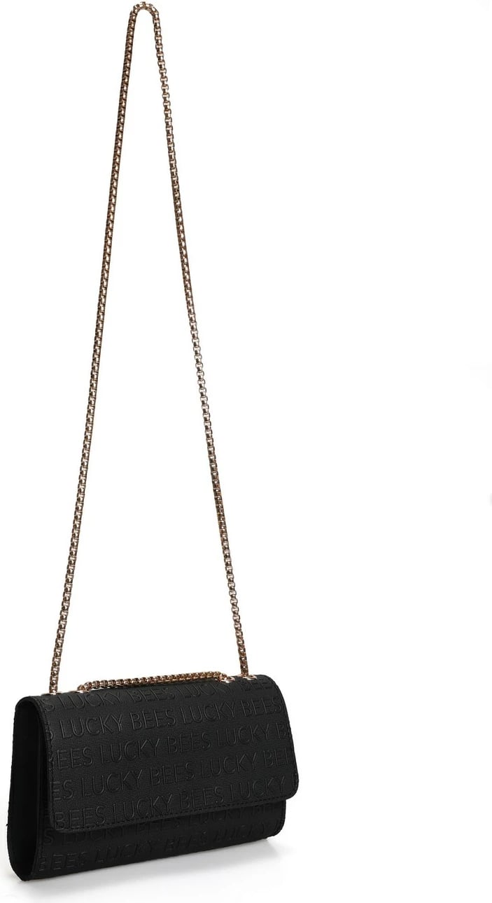 Çantë crossbody Lucky Bees, e zezë, 1283