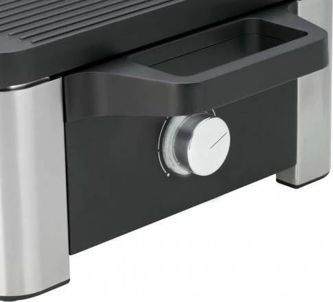 Raclettegrill WMF Lono, çelik inox, 4 persona, pllaka të lëvizshme, e zezë