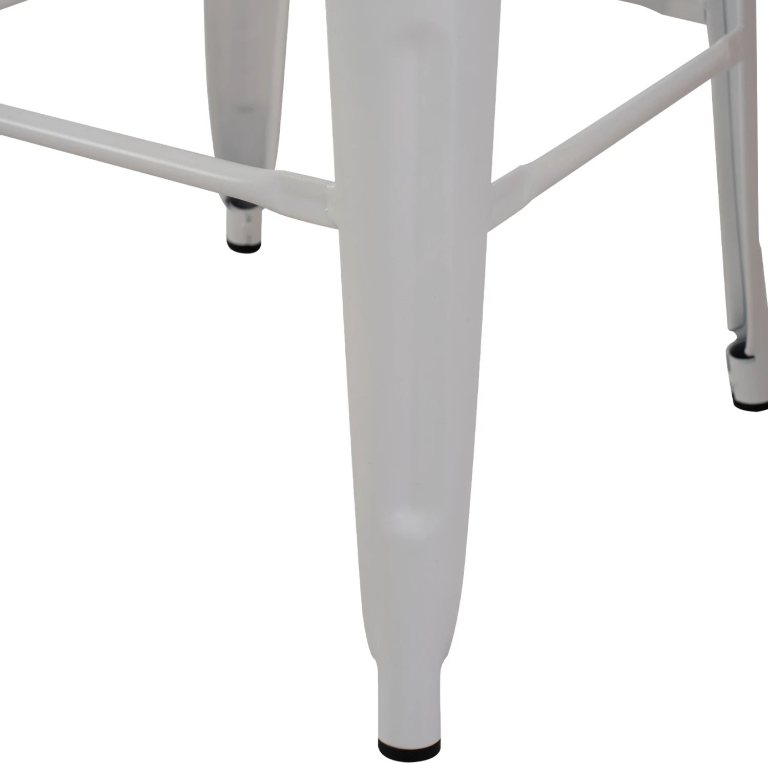 Karrige për bar MELITA-PRO FH8642.41 metalike, ngjyrë e bardhë mat, 43x43x78H cm
