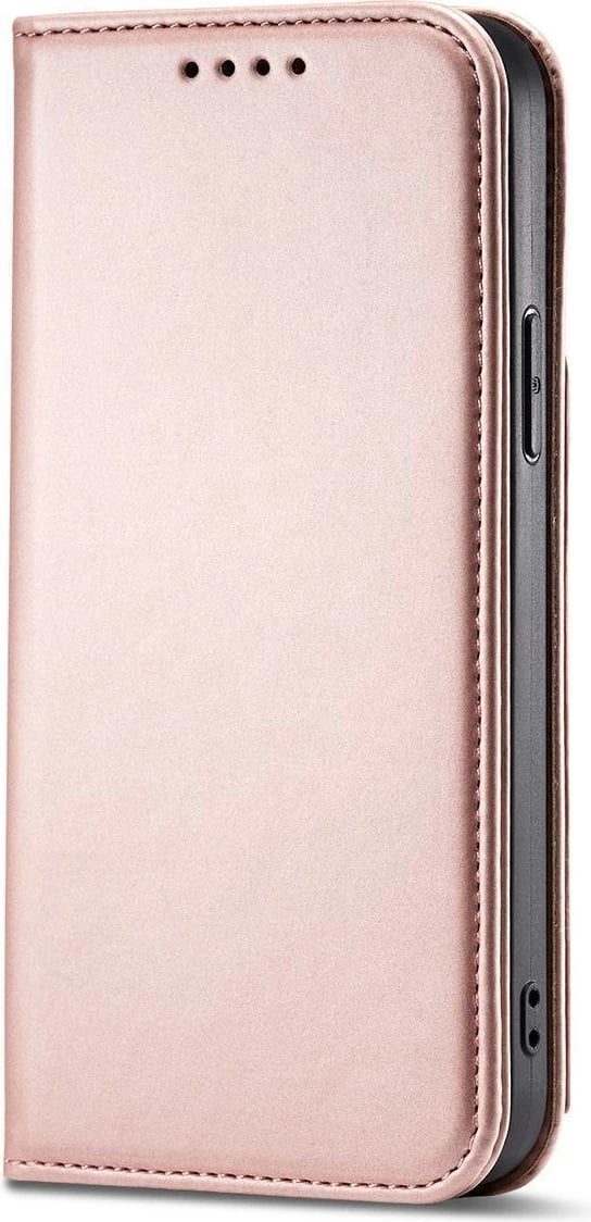 Mbështjellës magnetik Hurtel për Samsung Galaxy S23 Ultra, me portofol dhe mbajtëse, Rozë
