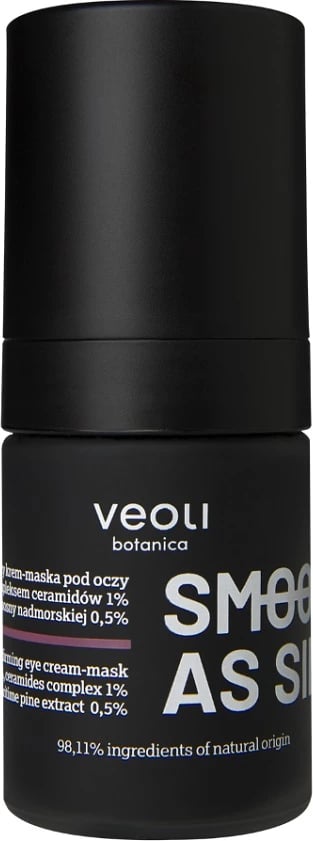 Krem-maskë për sy Veoli Botanica Smooth As Silk për femra, 15ml