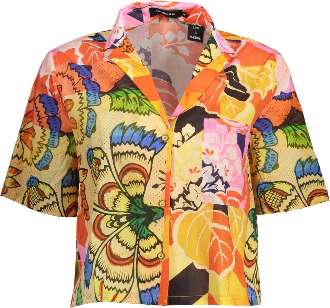 Këmishë për femra DESIGUAL, e verdhë