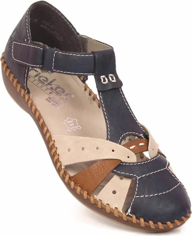 Sandale për femra Rieker, blu marine
