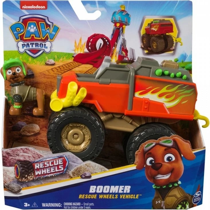 Lodër veturë PAW Patrol Boomer Rescue Wheels, Portokalli