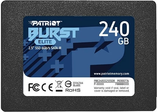 SSD Patriot Burst Elite 240GB, 2.5", SATA III, i zi