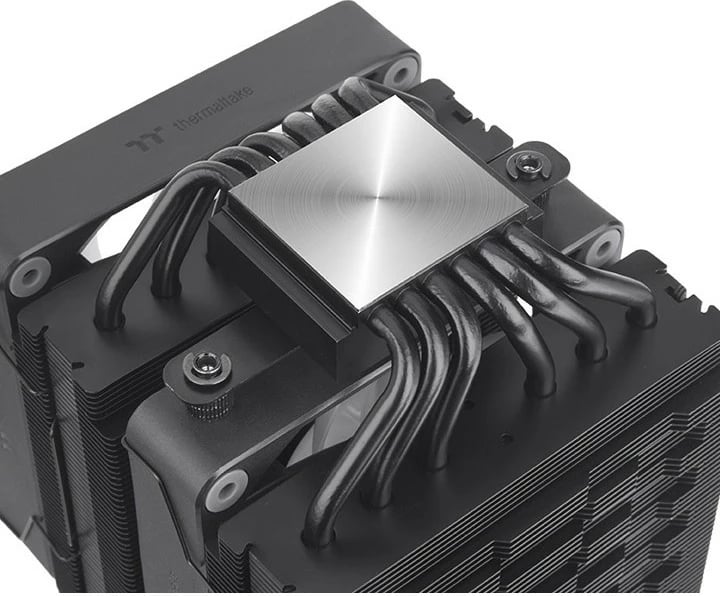 Ftohës ajri Thermaltake ASTRIA 600 ARGB, 2 ventilatorë, 12 cm, i zi