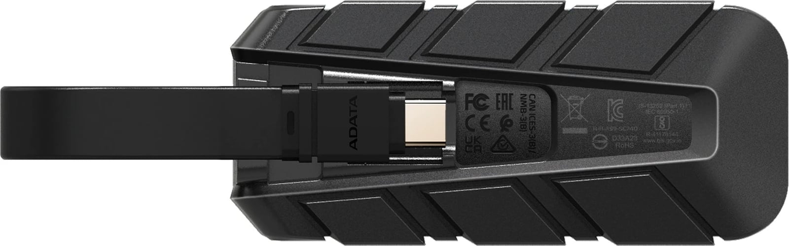 SSD portabël ADATA SC740, 500 GB, USB Type-C 3.2 Gen 2, zi/blu