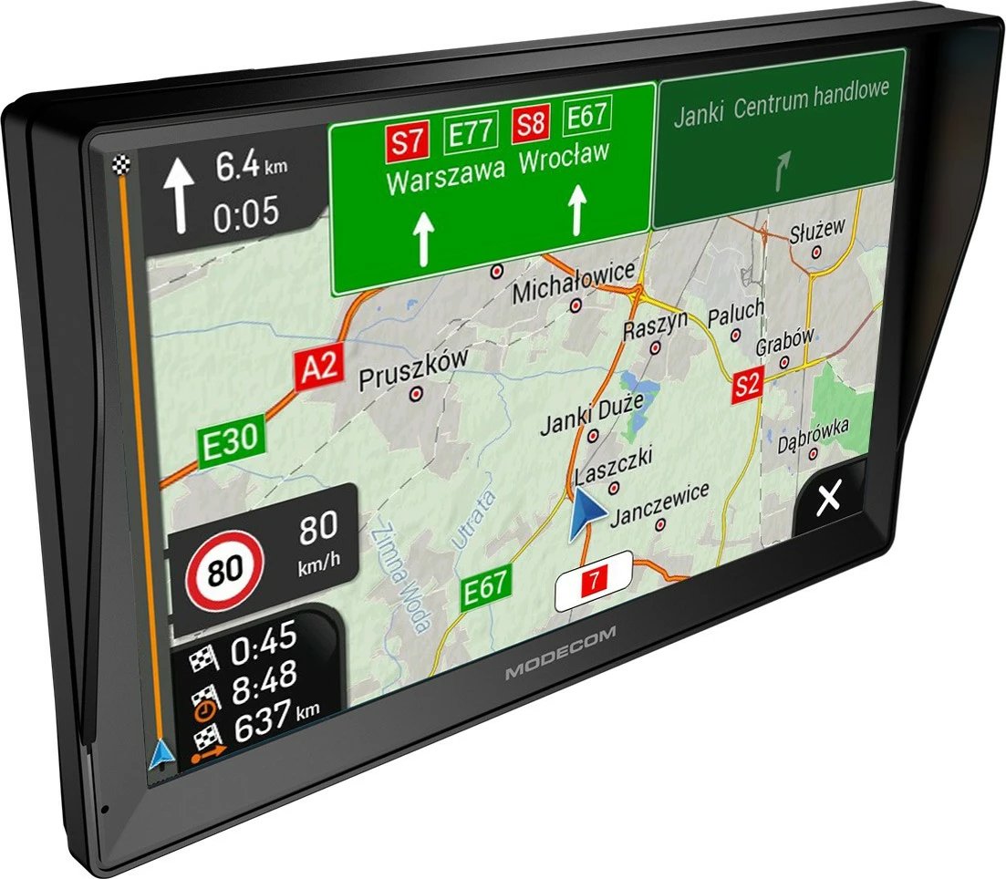 Navigacion GPS MODECOM FREEWAY CX 9.3 iGO Truck, ekran 9 inç, harta Evropë, 16 GB, 512 MB RAM, USB‑C, me përditësim 1‑vjeçar