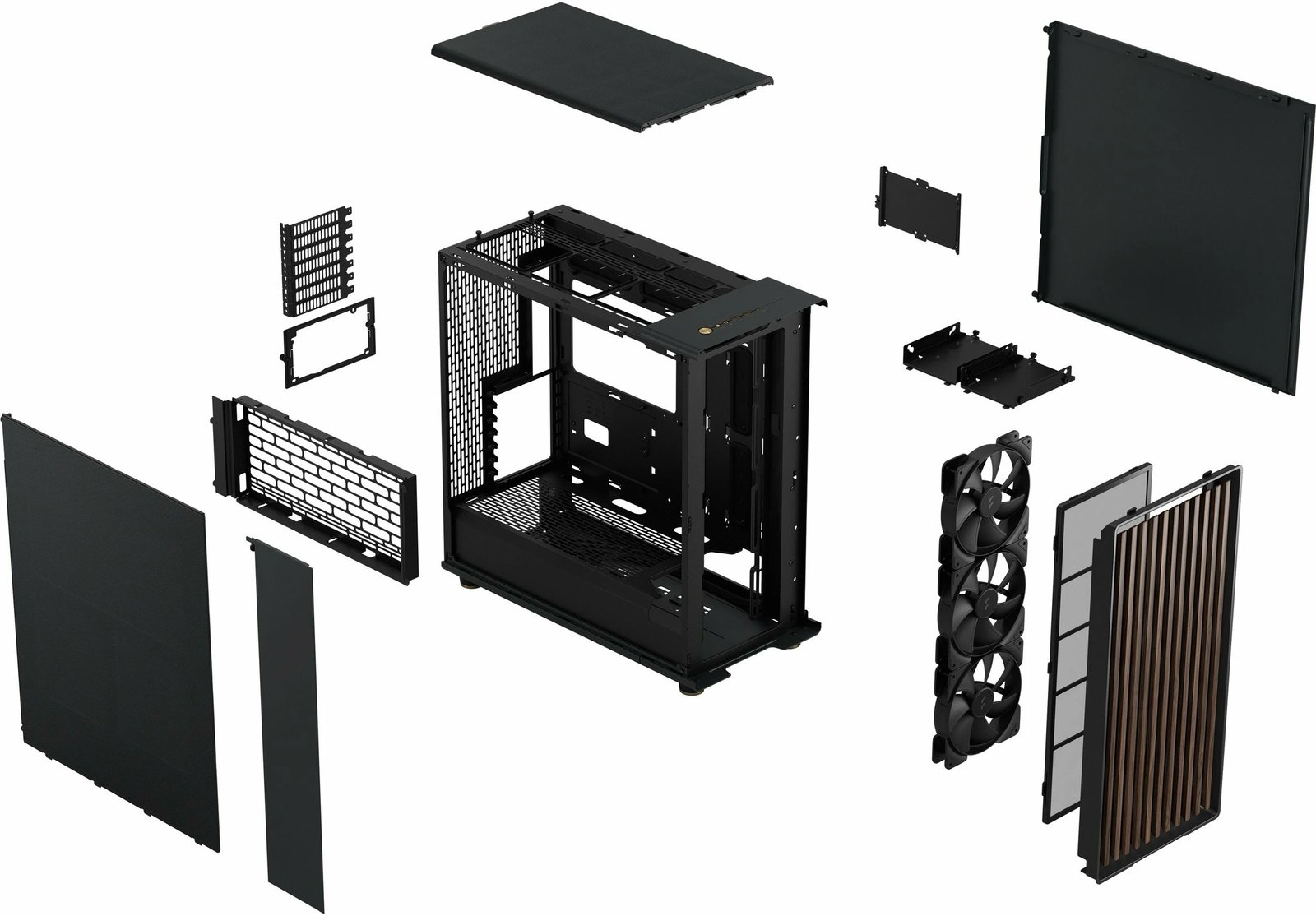 Kasë Fractal Design North XL, Midi Tower, ATX/EATX, zeze/charcoal, gaming
