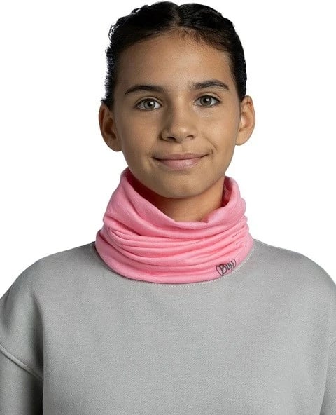 Shall multifunksional Buff Merino Lightweight Jr Solid për fëmijë, rozë