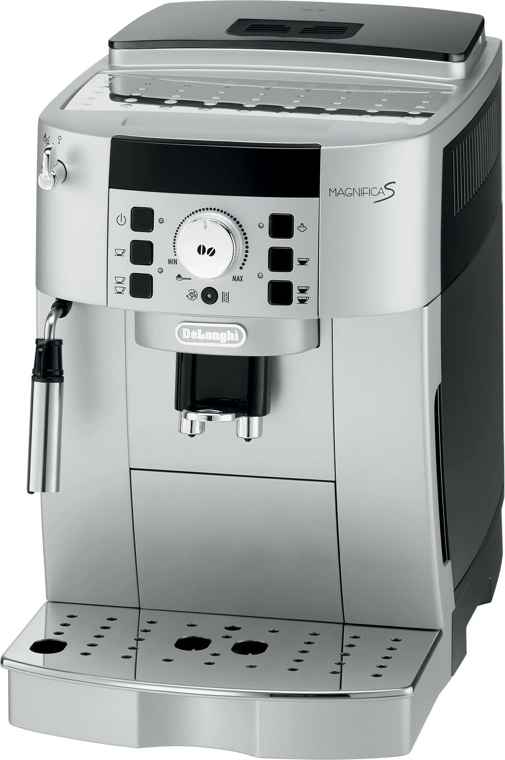 Aparat espresso De’Longhi ECAM 22.110.SB, 1.8 L, Kafe kokrra, Kafe e bluar, Mulli i integruar, 1450 W, E zezë, Argjend
