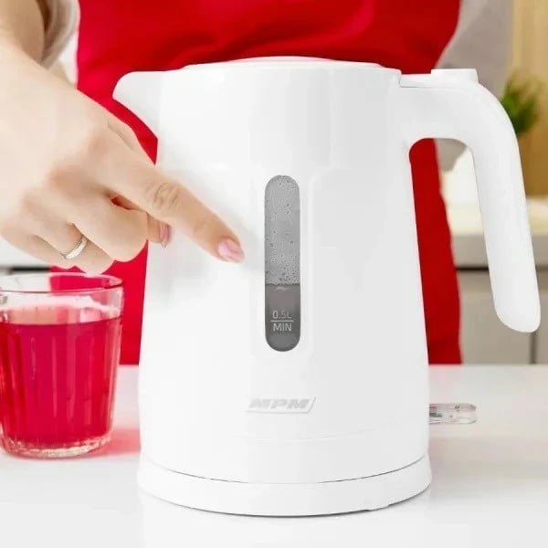 Ibrik elektrik MPM MCZ-119, 1L, 2200 W, Bardhë