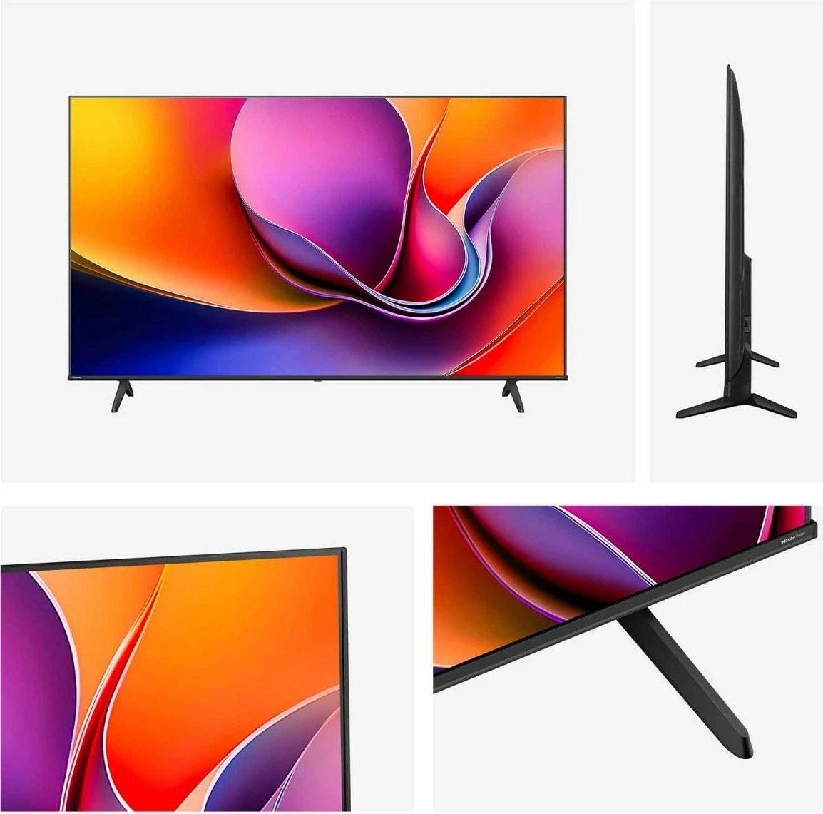 Televizor LED, Hisense, 50A6Q, 50" 4K UHD, Smart TV VIDAA, Dolby Vision, DTS Virtual:X