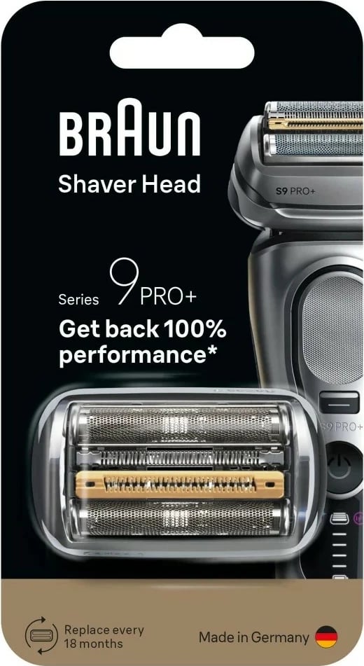 Kokë makinës rroje Braun Kombipack 96M, Series 9 PRO+, origjinal, gri
