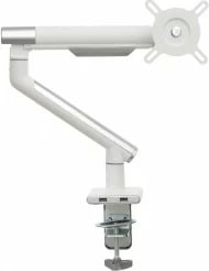 Mbajtëse tavoline për monitor ART RAMM L-19GD, 17-32 inç, 2xUSB 3.0, Alumini, Bardhë