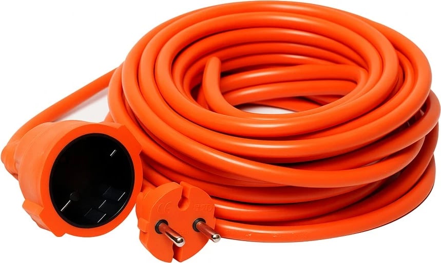 Zgjatues elektrik VERTEX PZO10M2x1.0mm, 10m, portokalli