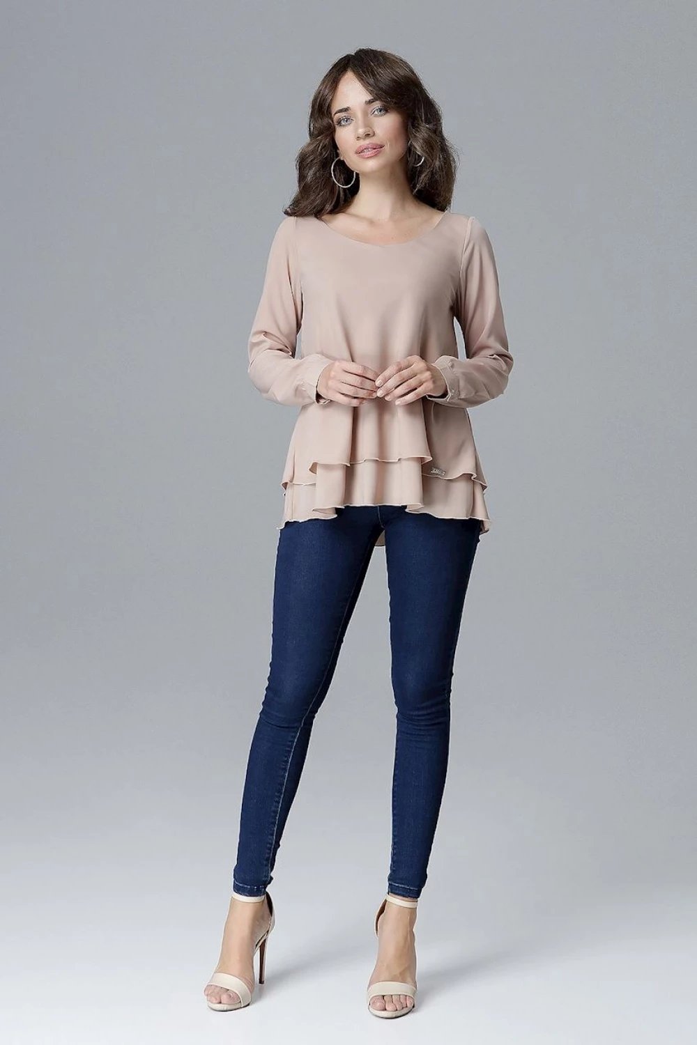 Bluzë Lenitif model 128525, bezhë