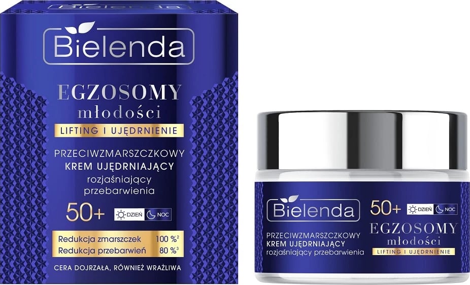 Krem për fytyrë për femra Bielenda Youth Exosomes Anti-Wrinkle Firming Brightening Cream 50+, 50ml