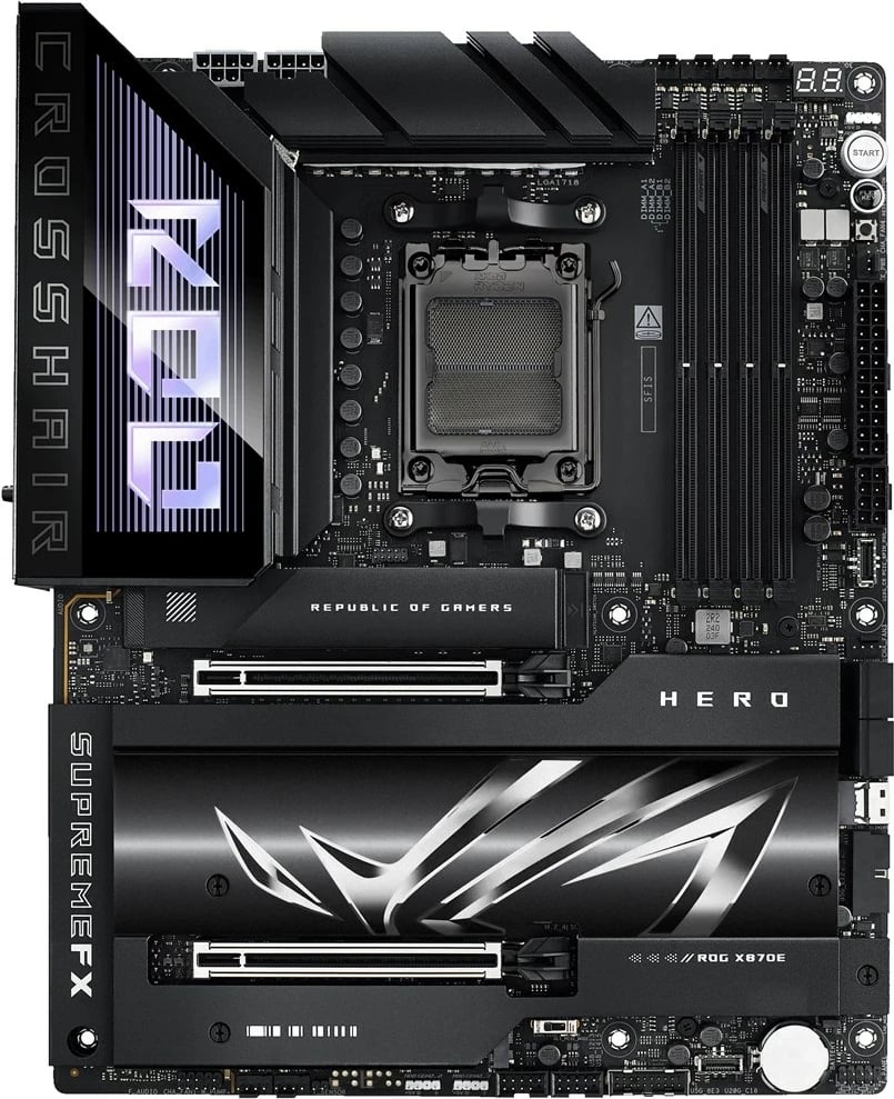 Pllakë amë ASUS ROG CROSSHAIR X870E HERO, Socket AM5, ATX Pllakë amë ASUS ROG CROSSHAIR X870E HERO, Socket AM5, ATX