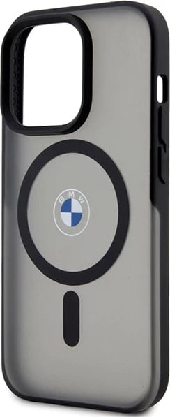 Mbështjellës BMW BMHMP14LDSLK për iPhone 14 Pro 6.1", MagSafe, zi
