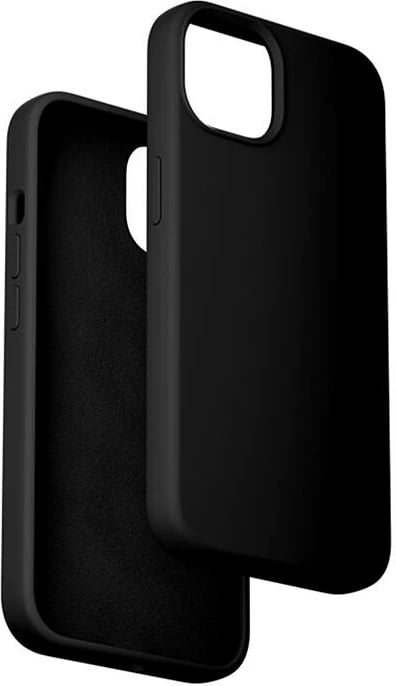 Mbështjellës Vention KUFB0-10 për iPhone 15, silikon, i zi
