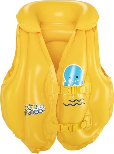 jelek noti i fryrë, Bestway Swim Safe ABC WonderSplash, 51 x 46 cm, 3-6 vjeç 18-30 kg, e verdhë