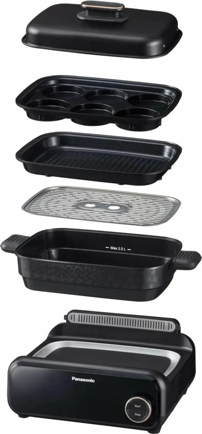 Multicooker Panasonic NF-GM400KXE, 2.5L, 9 programe, i zi